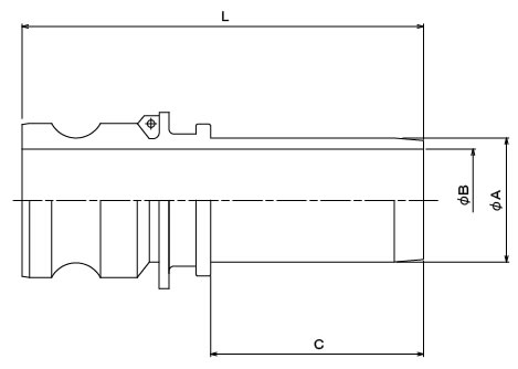 kamlok 633-ETS (SUS) Structural drawing
